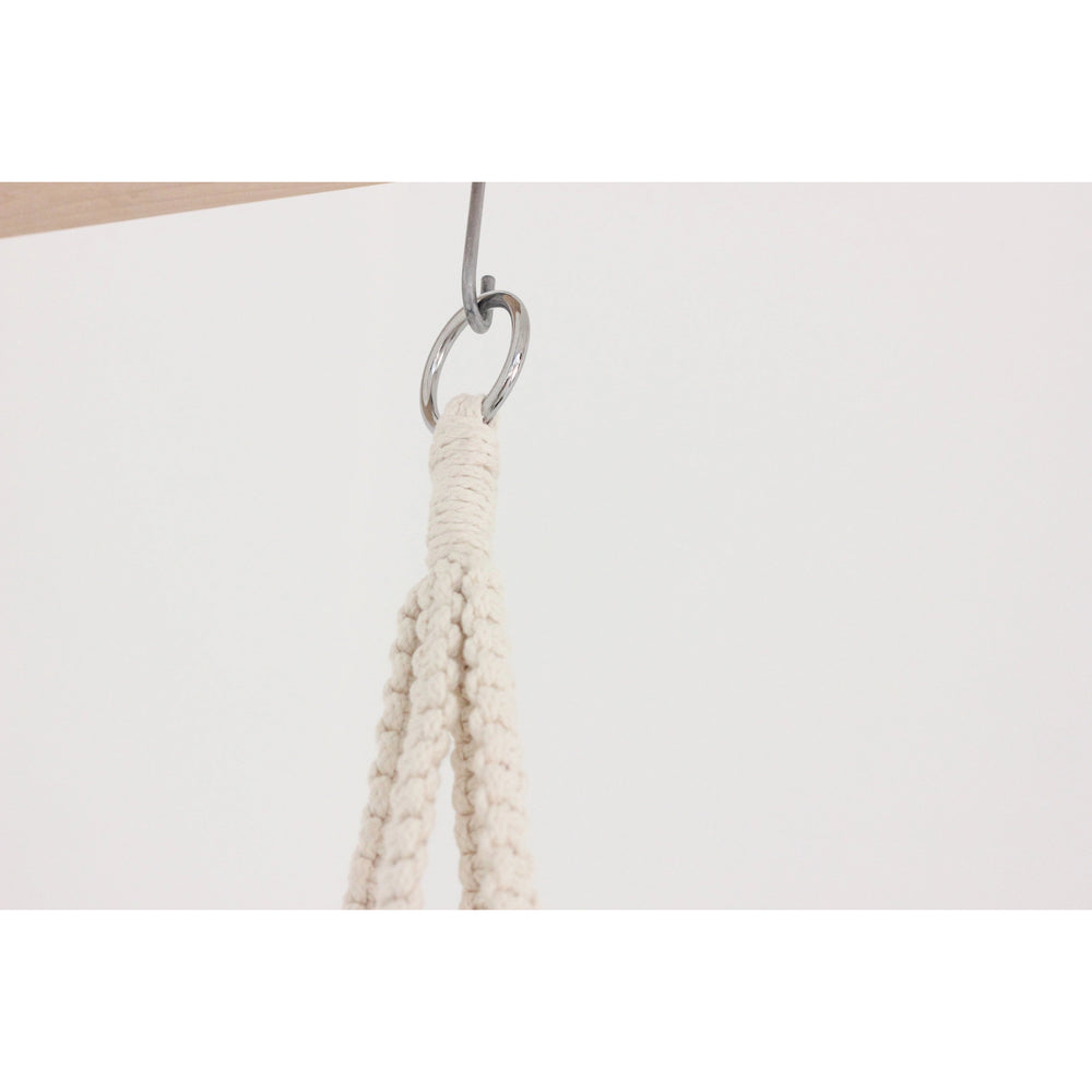 
                  
                    Two Tier Macrame Hanging Plant Holder in Cream
                  
                