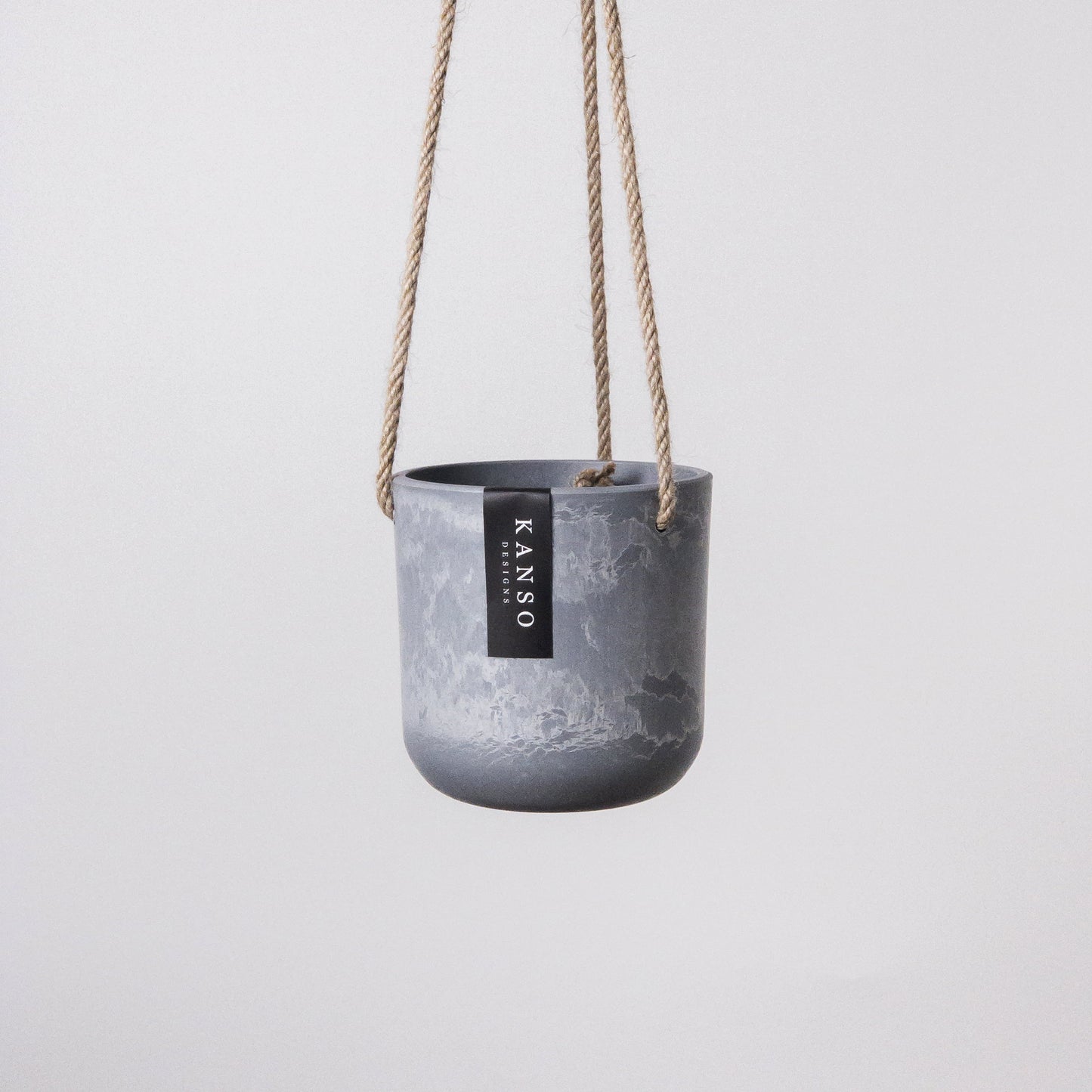 
                  
                    Kanso - 4" Signature Stone Hanging Planter Pot
                  
                