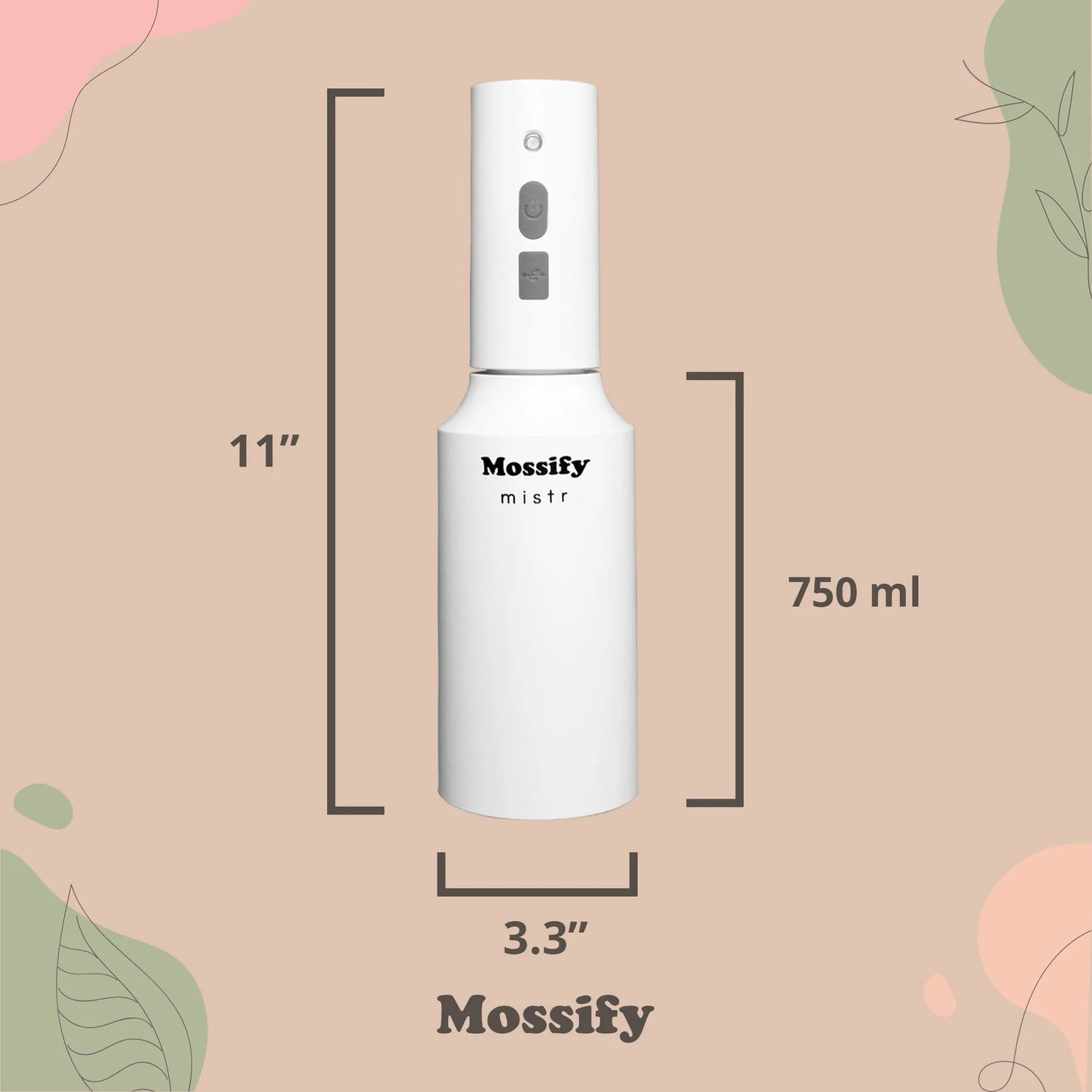 *Mossify mistr - Automatic Continuous Water Mister - Rechargeable Water Mister for Plants